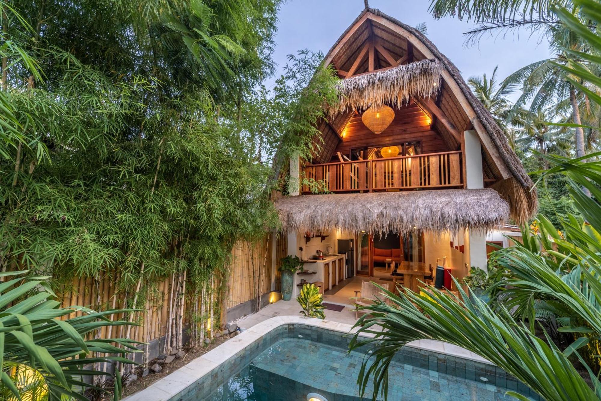 La Villa Loca Gili Air Exteriör bild