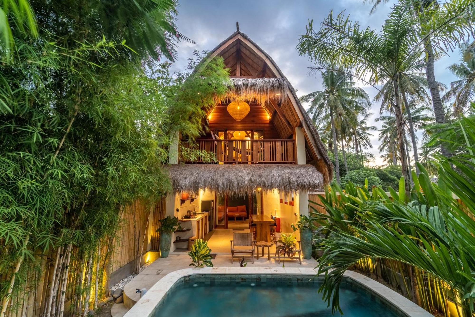 La Villa Loca Gili Air Exteriör bild